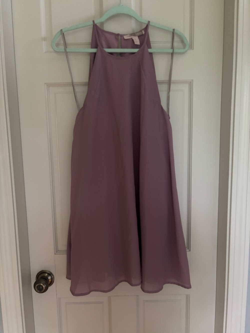 Forever 21 Mauve Halter Mini Dress